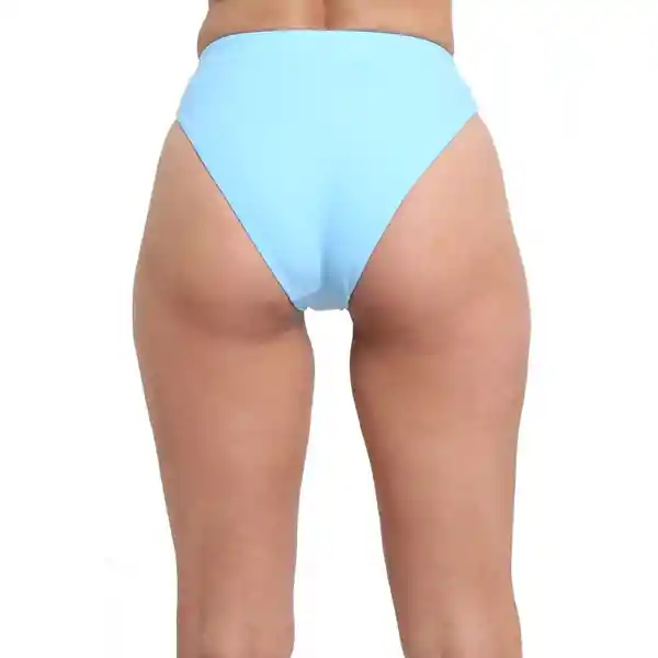 Bikini Calzon Alto Celeste Talla L Samia