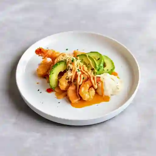 Poke Salmon Ebi Acevichado