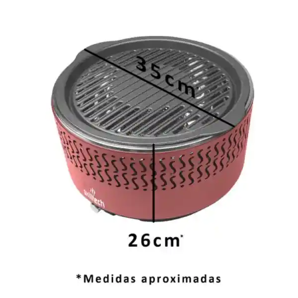 Grilltech Parrilla Air Pro Roja