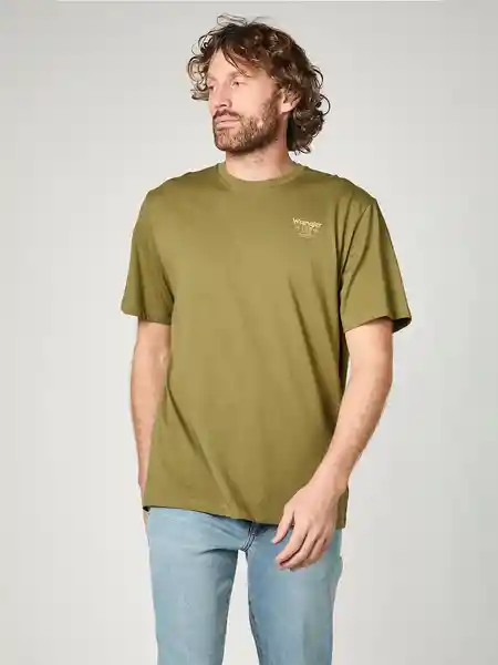 Wrangler Polera Knits Verde L 007V25145711