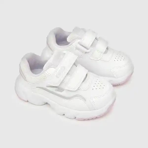 Zapatillas Deportiva de Niña Blanco Talla 21 Colloky