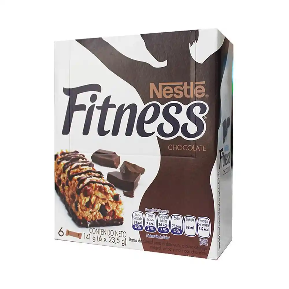 Fitness Barra De Cereal Con Chocolate X 6 U