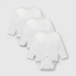 Pack Pilucho de Algodón Bebé Unisex Blanco Talla 12/18M Colloky