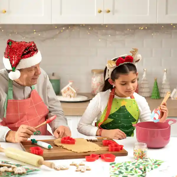 Set de Espatula y Brocha Con Diseño Navideño Casaideas