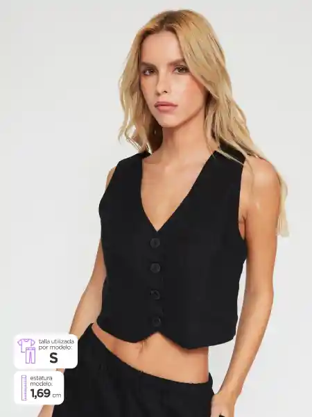 Index Casaco Cort Egillete Cor Negro M S25