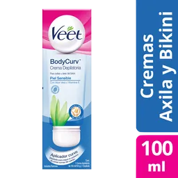 Veet Crema Depilatoria Axila y Bikini Piel Sensible 100 ml