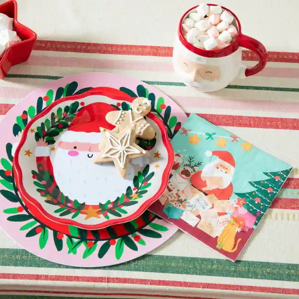 Tazón Navideño Viejito Pascuero 480 mL Casaideas