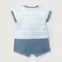 BombachoPolera de Bebé Niño + Short Navy Talla 9M Opaline