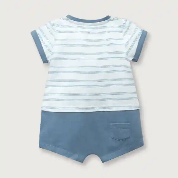 BombachoPolera de Bebé Niño + Short Navy Talla 9M Opaline