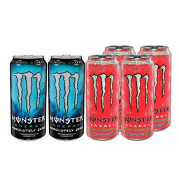 Combo Monster Bebida Energetica Absolutely Zero Monster Bebida e