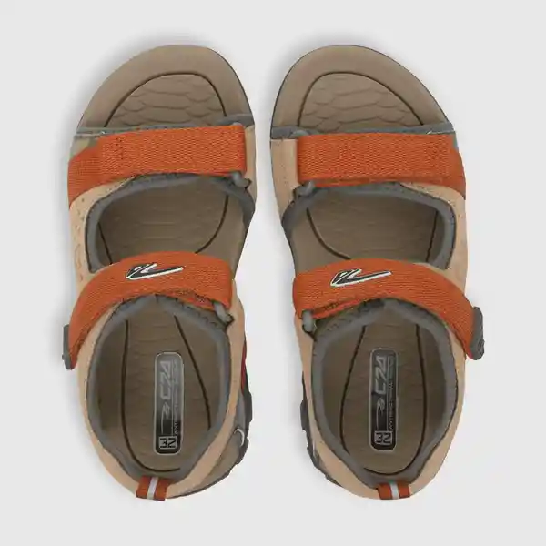 Sandalias Outdoor Doble Ajuste Niño Beige/Naranja T. 30 Colloky