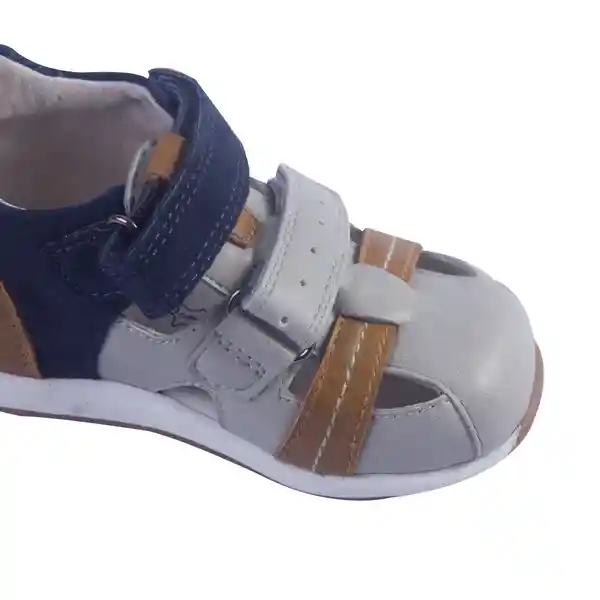 Sandalias Bebe Niño Gris Pillin 25