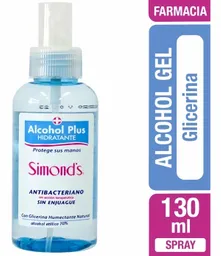 Simonds Alcohol Plus Hidratante Antibacteriano sin Enjuague