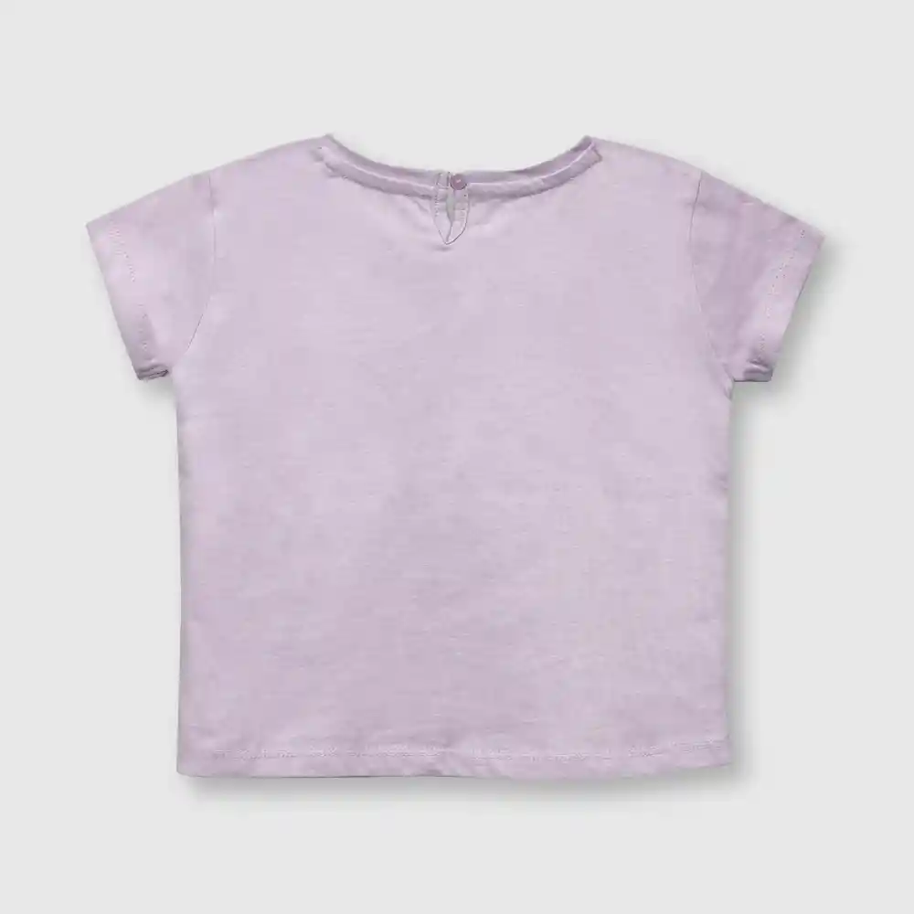 Polera Dino Bebé Niña Violeta Talla 36 Meses