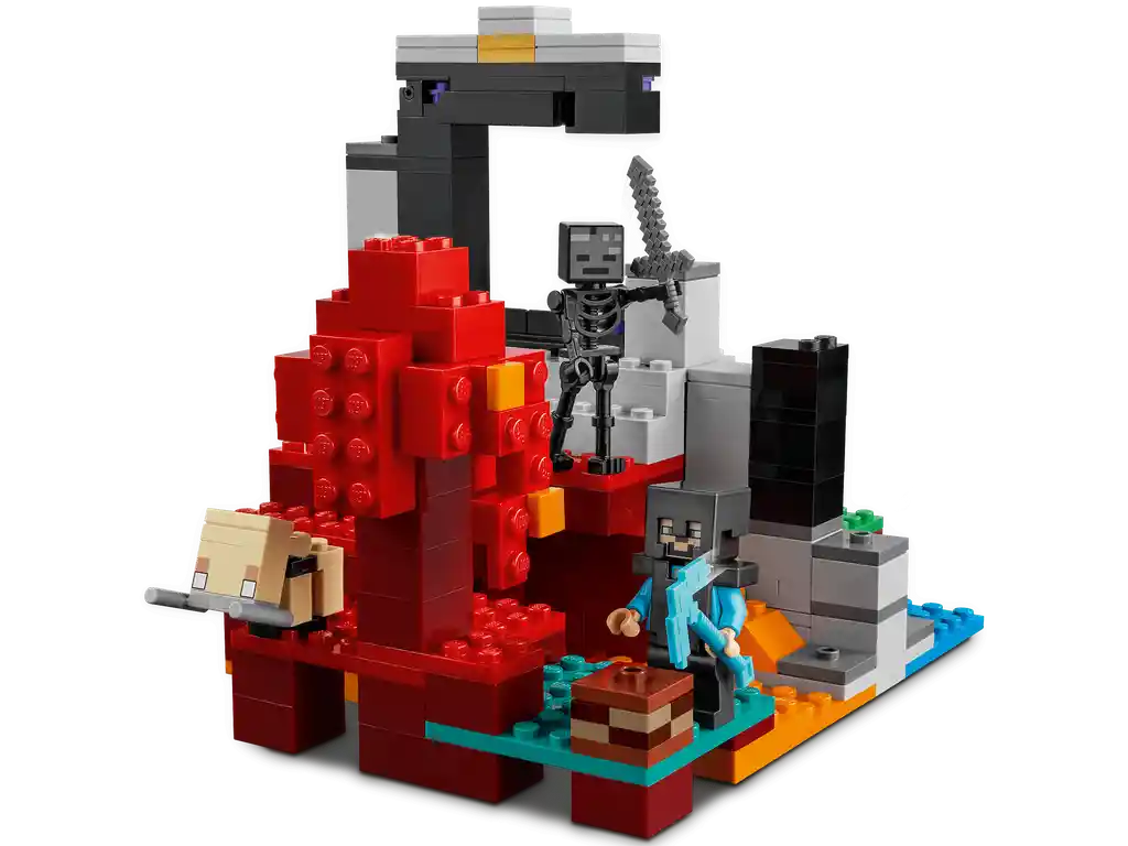 Lego Minecraft The Ruined Portal 316 Piezas 21172