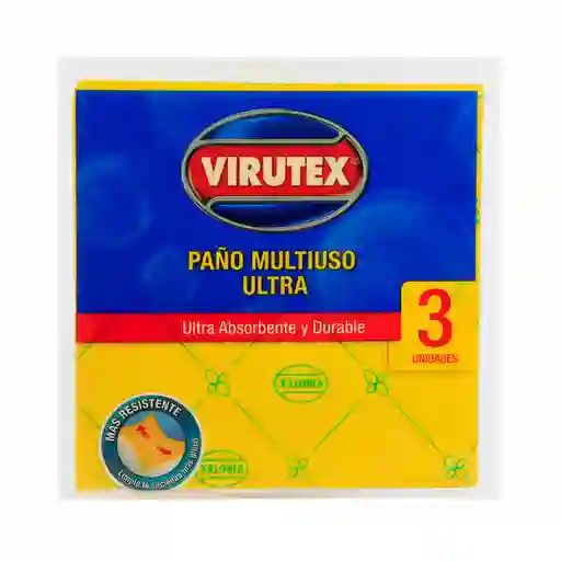 Virutex Paño Multiuso Ultra Absorbente y Durable