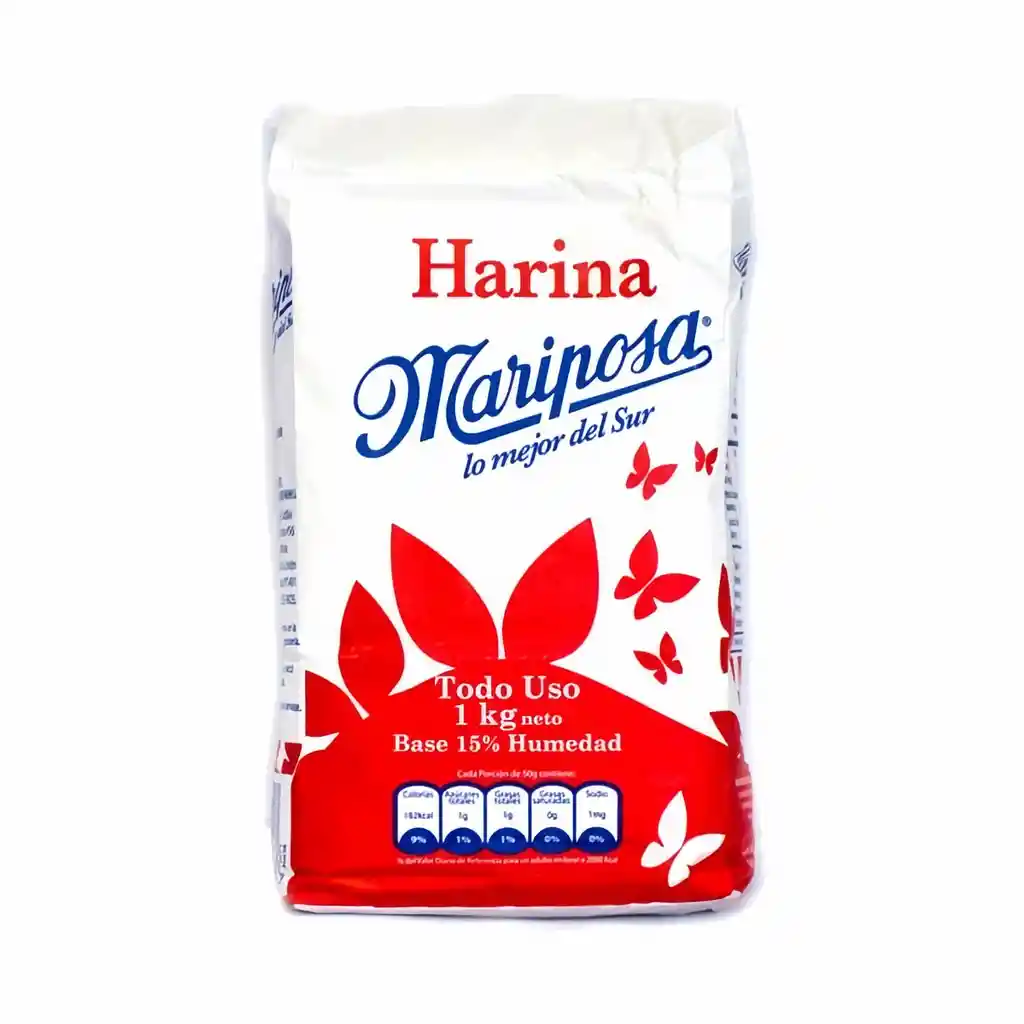 Mariposa Harina Sin Polvo