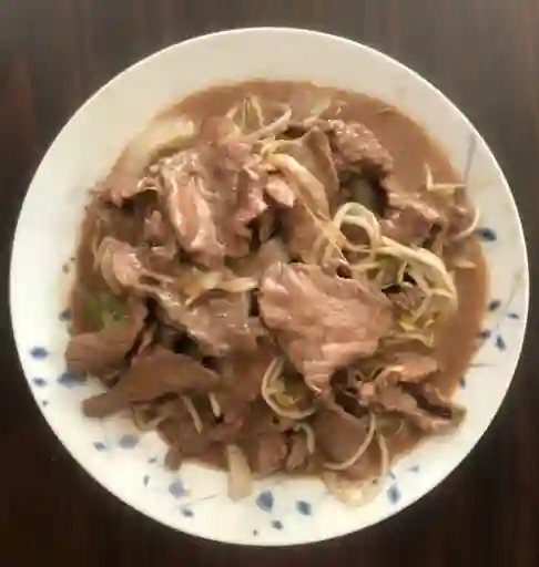 Diente de dragón con carne