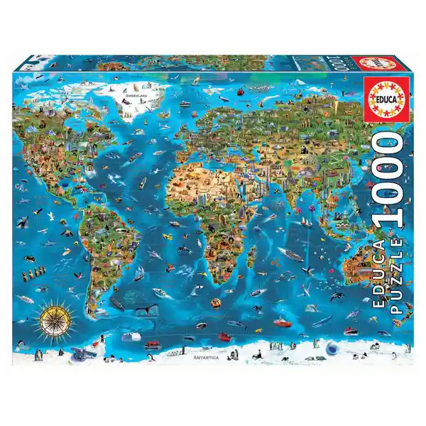 Educa Rompecabezas Maravillas Del Mundo