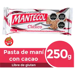 Mantecol Pasta de Maní con Cacao Libre de Gluten