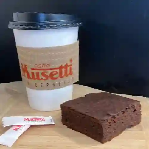 Capuccino 12 oz a elección + brownie