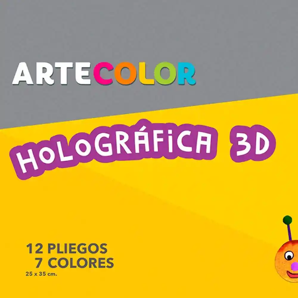 Estuche Artecolor Papel Holográfico Artel