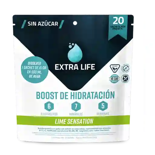 Extralife Bebida Isotónica Lime Sensation