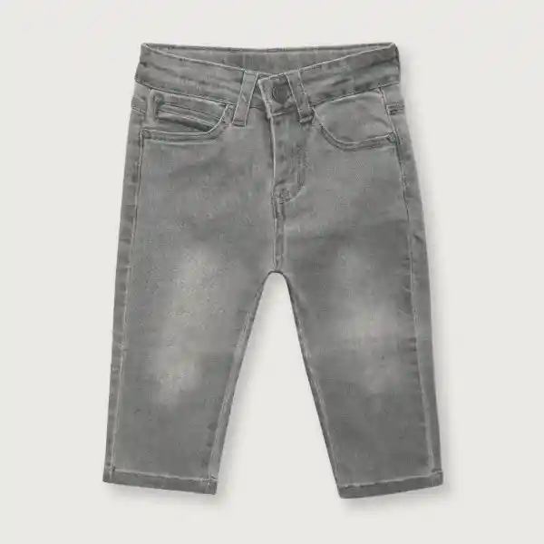 Jean Dino de Niño Gris Talla 6M Opaline