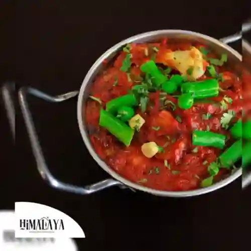 Mix vegetables masala + basmati rice