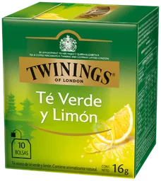 Twining Té Verde Limón 10 Und