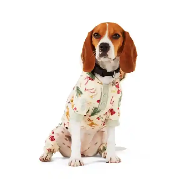 Pijama Estampado Navideño Para Perro