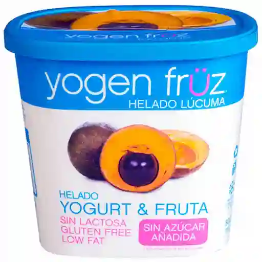 Yogen Fruz Helado Yogurt & Fruta Sabor Lúcuma sin Azúcar Añadida