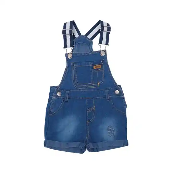 Jardinera Bebé Niño Denim Pillin 6 M