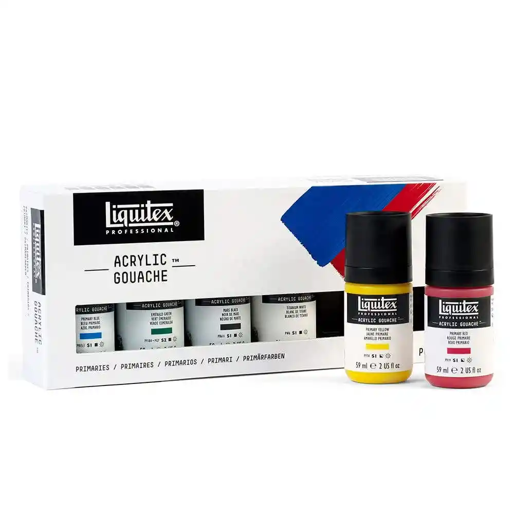 Liquitex Set Gouache Acrílica Primarios