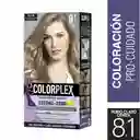 Colorplex Tinte Capilar Permanente Tono 8.1 Rubio Claro Ceniza