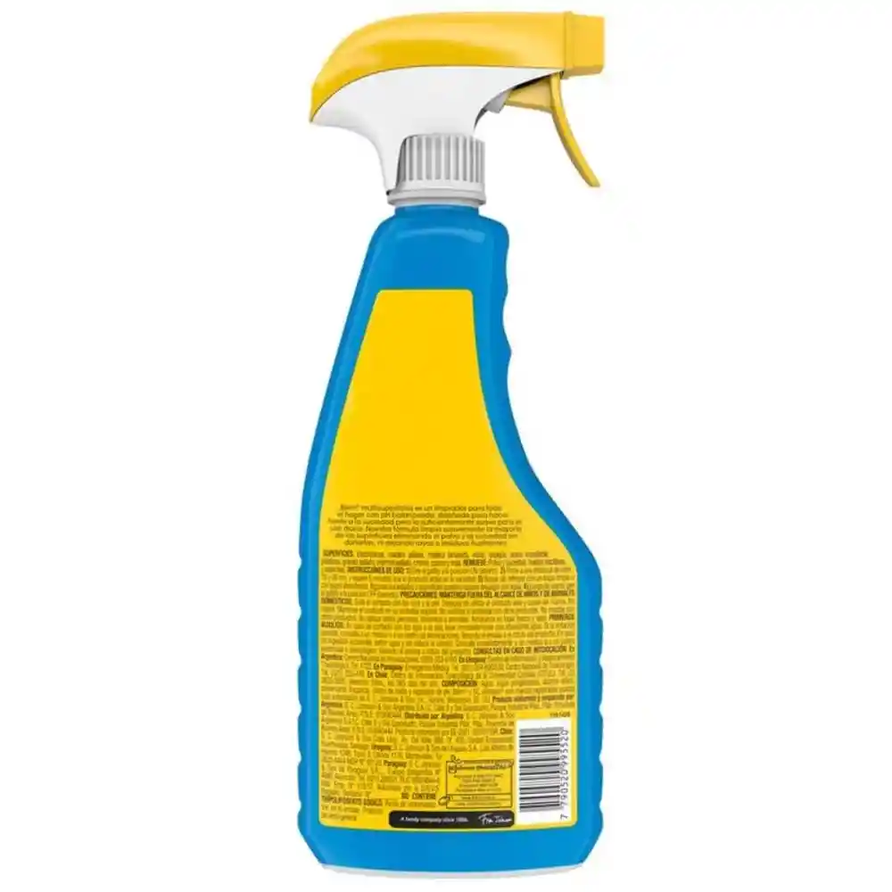 Limpiador Multisuperficies y Electrónicos Blem Citrus Gatillo 500ml