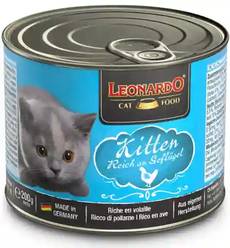 Leonardo Alimento Húmedo para Gato Kitten Sabor a Pollo