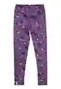 Leggins Junior Estampada Arctic 383 Niña Morado 10 Años Ficcus