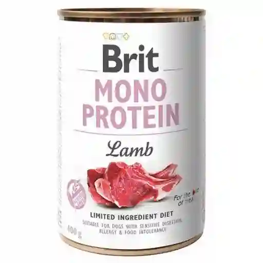 Brit Care Alimento Para Perro Mono Protein Con Cordero
