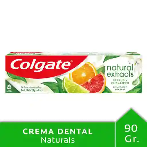 3 x Pasta Dental Nat Ext Citrus Colgate 90 g