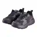 Zapatillas Escolar Niño Negro Talla 34 Pillin