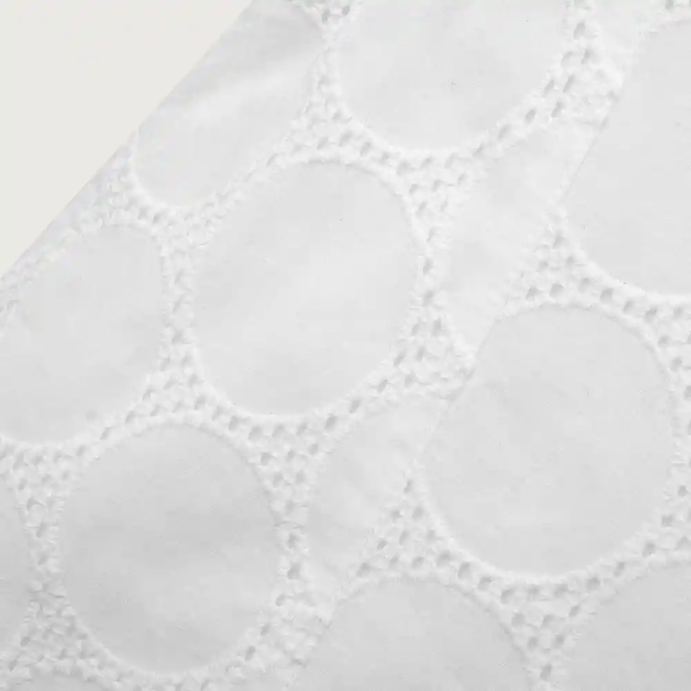 Vestido Manga Corta Con Cortes Niño Blanco Talla 3 Años