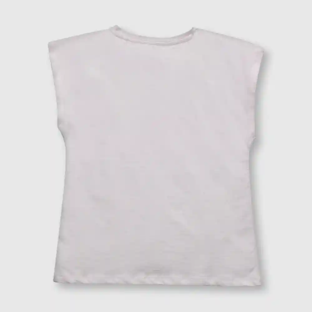 Polera Arcoiris De Niña Violeta Talla 4a