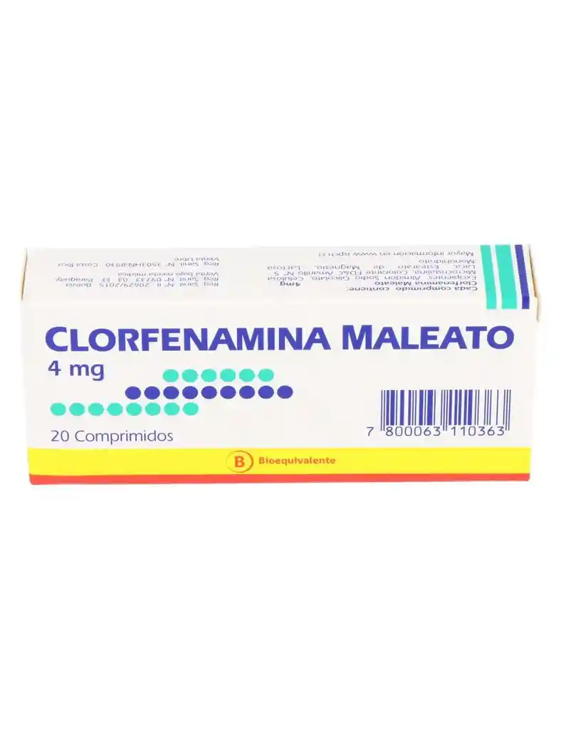 Mintlab Clorfenamina Maleato Comprimidos (4 mg)