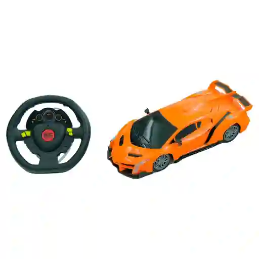 Ebx Vehículo Radio Control 1 a 18 Súper Racer Con Volante
