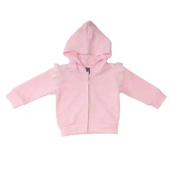 Polerón Bebe Niña Rosado Pillin 3 M