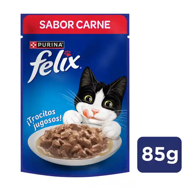 Felix Alimento para Gato Adulto Sensaciones de Carne en Salsa