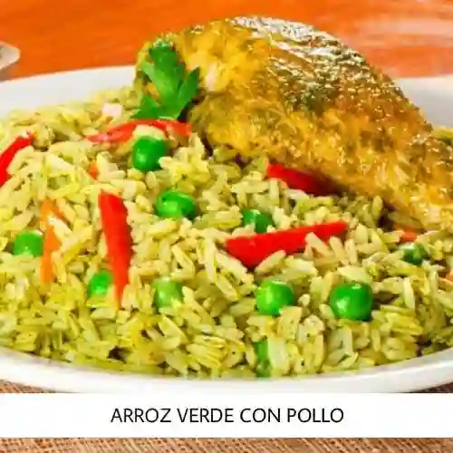 Arroz Verde con Pollo