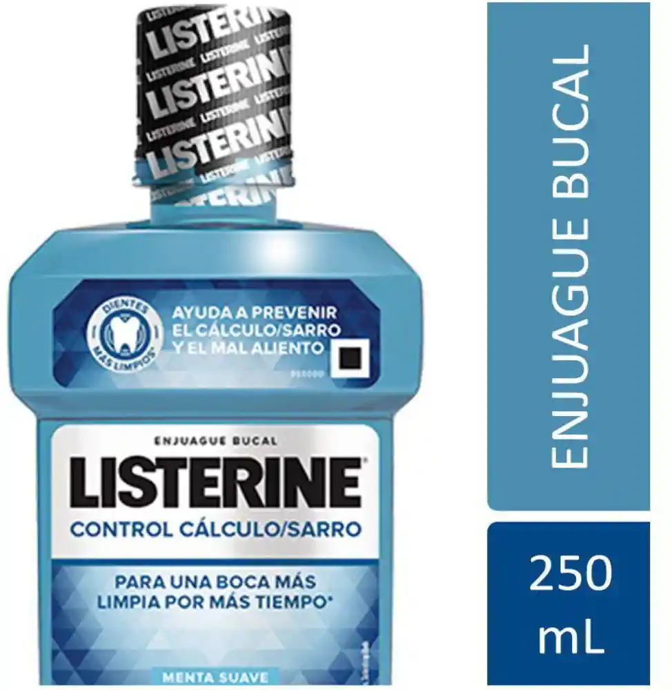 Listerine Enjuague Bucal Control Sarro 250 Ml