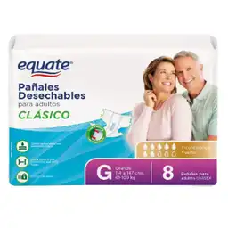 Equate Pañal Clasico Adulto G